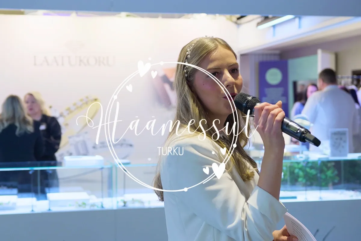 Tapahtumakuvausta Turun Häämessuilla